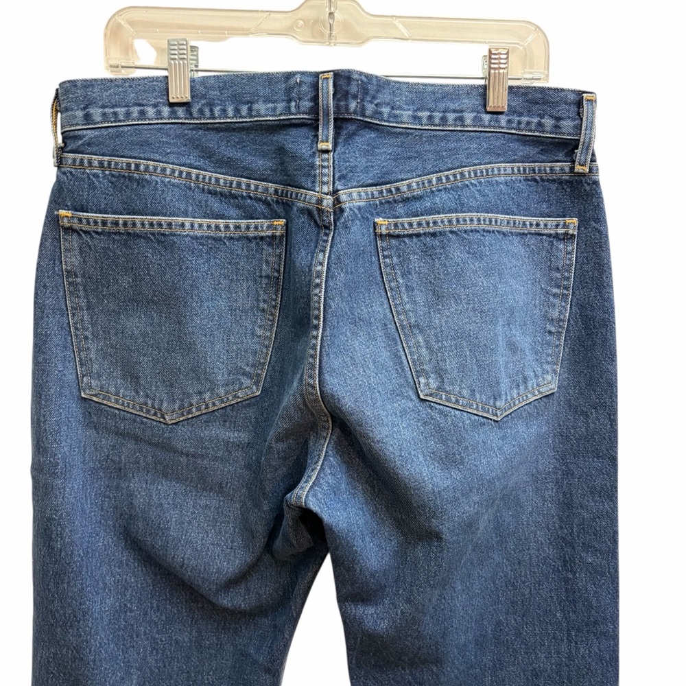 AGOLDE Parker High Rise Straight Leg Jeans Cropped Medium Wash - Picture 5 of 8